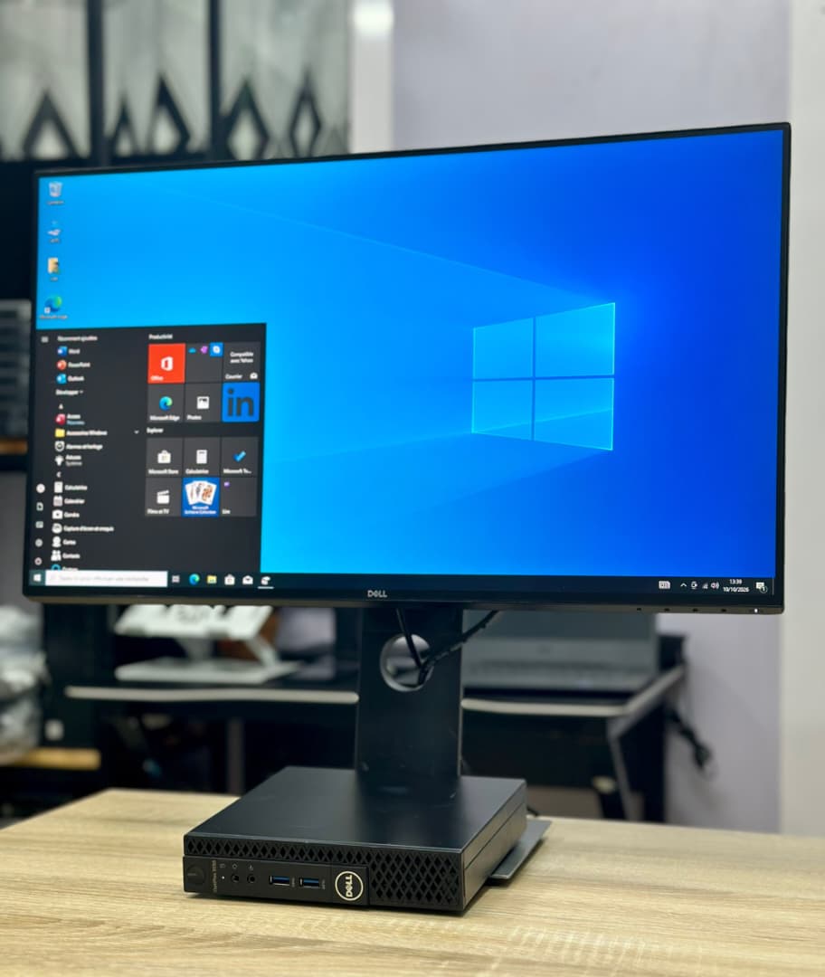 Dell OptiPlex 3050 Micro Core i5 + écran 24" sans bordure