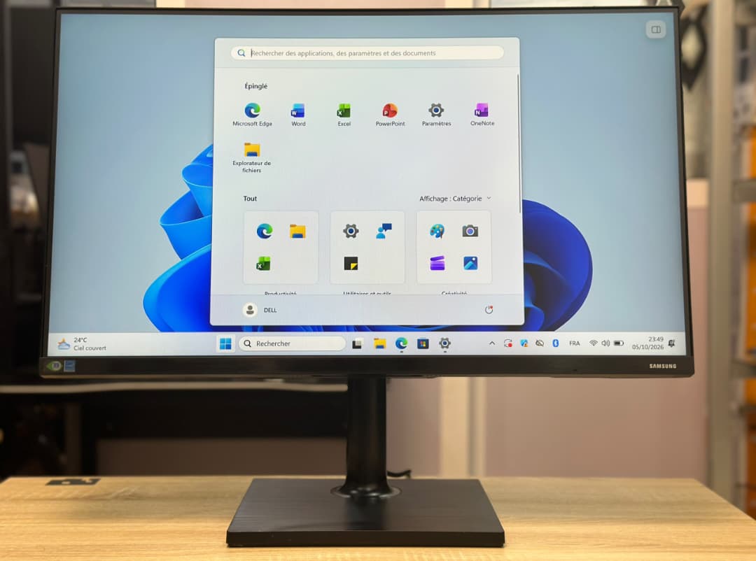 Moniteur Samsung FT45 27" sans bordure (2024)